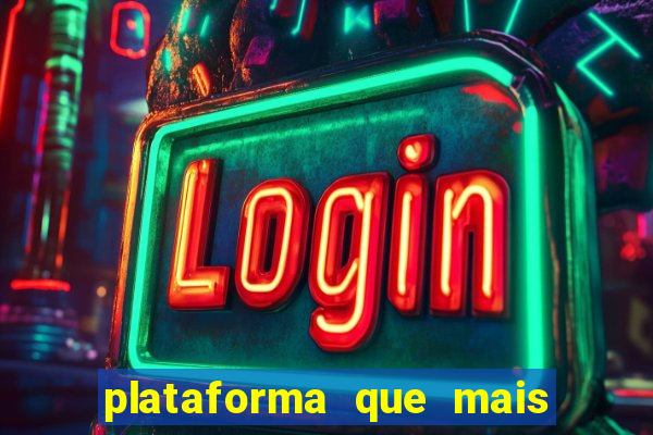 plataforma que mais paga no fortune tiger